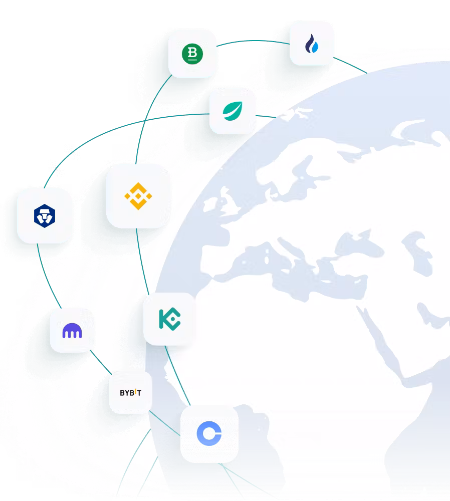 Global exchange network connected